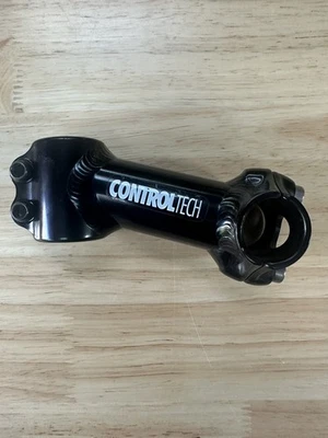 Vintage Control Tech 1-1/8" Threadless Stem 95mm Long -10 ‘ 25.4mm Clamp Black - Image 1 of 4