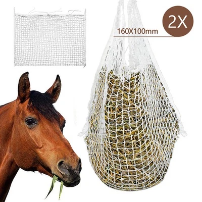 Heunetz Engmaschig Maschenweite 3x3 cm Futtersack Extrem Heubeutel Futternetz - Bild 1 von 4