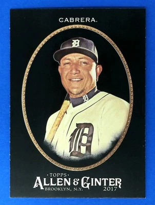 2017 Topps Allen & Ginter X Miguel Cabrera #294 BASEBALL CARD Detroit Tigers - Image 1 of 2