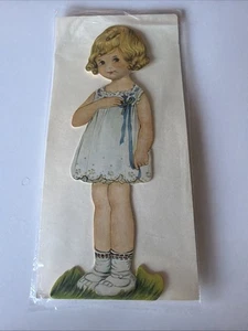 Boston Childrens Museum Dolly Dimple 1983 Papierpuppe Repro 11-teiliges Set geöffnet - Bild 1 von 6