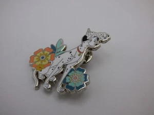 Disney Pin Trading - Loungefly - Paquete Misterioso Floral Gatos y Perros - Pongo - Imagen 1 de 5