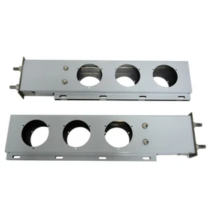 Stainless Steel Mud Flap Hanger & Light Cutout Spring Loaded 2.5" Bolt Pattern - Picture 1 of 12