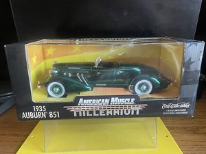 1935 AUBURN 851 SUPERCHARGED 1/18 ERTL NIB AMERICAN MUSCLE MILLENNUM RARE HTF