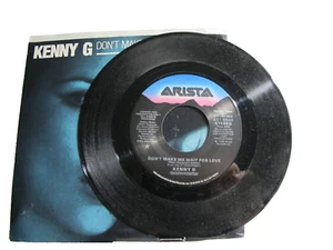 45 RECORD - KENNY G - DON'T MAKE ME WAIT FOR LOVE - Picture 1 of 1
