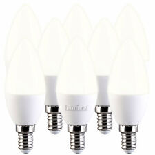 Luminea 8er-Set LED-Kerzen E14, C37, 3 W (ersetzt 30 W), 240 lm, warmweiß