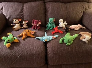 13 Plüsch Ty Beanie Babys - Bild 1 von 11