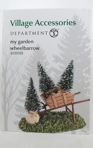 Dept. 56 ~ Dickens' Village Accessory ~ My Garden Wheelbarrow #4030918 - Picture 1 of 1