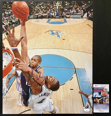 Foto firmada por Al Horford 16x20 certificado de autenticidad JSA Foto 1 de 3