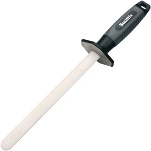 Smith's Sharpeners Black/Gray Oval Ceramic Knife Sharpening Rod 51205 - Picture 1 of 1