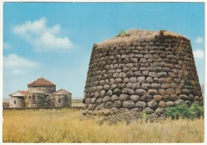 S. SABINA - SILANUS - NUORO - CHIESA E NURAGHE - VIAGG. 1963 -2677- - Imagen 1 de 1