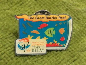2000 OLYMPIC TORCH RELAY PIN - GREAT BARRIER REEF - Bild 1 von 1