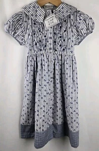 NEW Cornelloki By Cornell Trading Floral Prairie Dress 3/4 Pleated Flare NWT - Picture 1 of 7