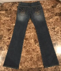 Vintage Union Bay Womens Jeans Flare Sz 3 Long Hip Huggers Bella Swan Elena Gilb - Picture 1 of 18