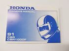 Fahrerhandbuch, Owner´s Manual Honda CBR 1000 F