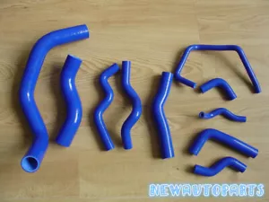 BLUE Silicone Radiator Hose For Nissan Silvia/180SX RPS13,PS13,S13 S14 SR20DET - Picture 1 of 6