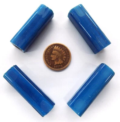 4 Large Nueva Cadiz Early Style Africa Trade Beads READ DESCRIPTION!!!    TT283 - Image 1 of 3