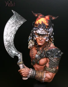 Galapagos Miniatures - Velaf - The Dragon Hunter - 1/10th Resin Bust - GP-B007 - Picture 1 of 13