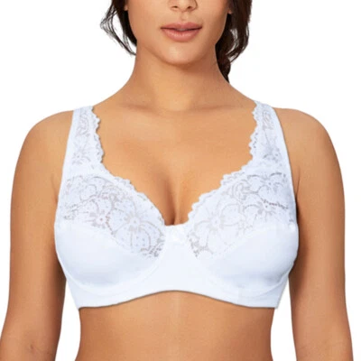 Sutiã feminino sexy EUA renda transparente lingerie sutiã subaquático sem enchimento sutiã Bralette - Imagem 1 de 4