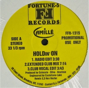 CAMILLE "HOLDIN' ON" 1994 VINYL 12" SINGLE PROMO FFR-1315 ~RARE~ HTF *SEALED* - Picture 1 of 2