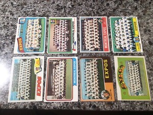 U-Pick Montreal Expos Team photo cards ⚾  1972 - 2002