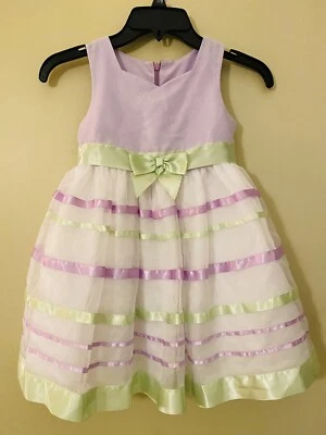 Vestido Bonnie Jean Niñas Talla 5 Verano Pascua Foto 1 de 4