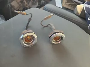 1968 BARRACUDA GTX CHARGER MOPAR Side Marker Lights Amber Light SAE PIF 68D - Picture 1 of 6