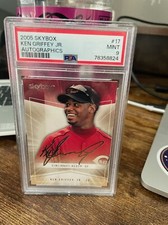 2005 Skybox Autographics Ken Griffey Jr. PSA 9 #17