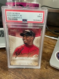 2005 Skybox Autographics Ken Griffey Jr. PSA 9 #17