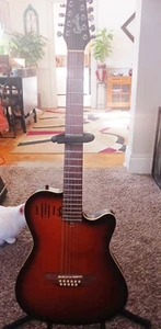 Godin A12 Dark Burst 12-String Guitar - Picture 1 of 5