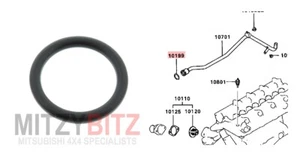 Cooling Water Line O-ring 24mm for Mitsubishi PAJERO SHOGUN L048G 2.3TD - Picture 1 of 5