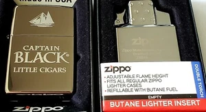 Zippo Lighter Cigars Captain Black Little Cigar Butane Insert Double 2006 - Picture 1 of 12