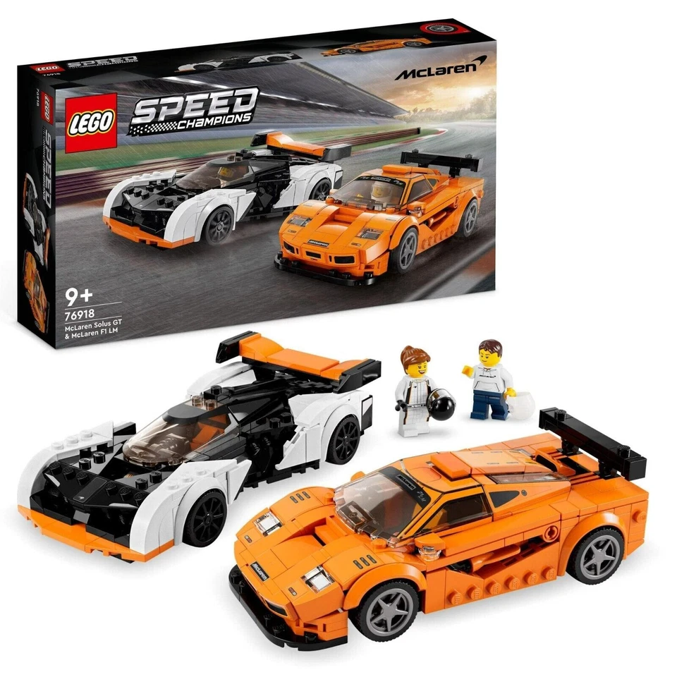 LEGO SPEED CHAMPIONS: Mclaren Solus Gt & Mclaren F1 LM (76918)