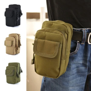 Herramienta EDC De Cintura Táctica Molle Bolso Cinturón Bolsillo Móvil Funda Bolsillo - Imagen 1 de 17
