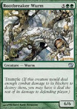 ROOTBREAKER WURM X4 4 4X 9th Edition MTG Magic the Gathering Cards DJMagic