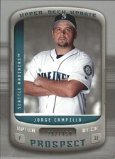 2005 (MARINERS) Upper Deck Update Silver #133 Jorge Campillo PR /450