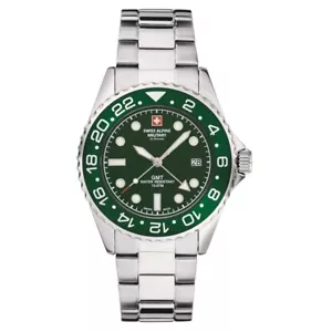 Swiss Alpine Military Herren Uhr Analog Quarz 7052.1134SAM Edelstahl - Bild 1 von 3
