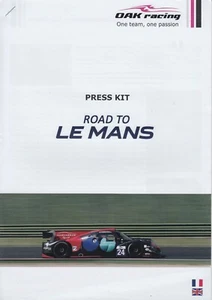 Oak Racing Le Mans 24 Hours - Press Kit. - Picture 1 of 1