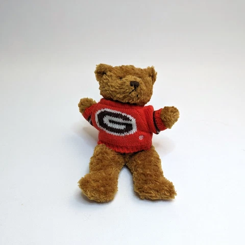 Plushland UGA University of Georgia Bulldogs Plush Stuffed Animal Bear 8" Brown Cover