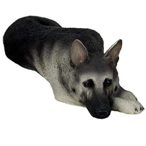 German Shepherd Black/Silver MyDog Figurine - Picture 1 of 1