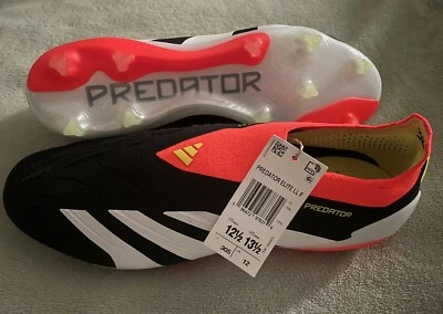 ADIDAS PREDATOR ELITE LL FG SOCCER CLEATS SIZE 12.5 USA  - Image 1 of 4
