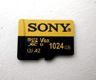 NEUF / NEW Carte micro SD SONY 1024 Go / Gb ( 1 Tb ) memory card - Photo 1/3