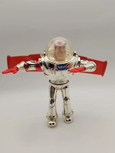Disney Toy Story 90s BUZZ LIGHTYEAR INTERSTELLAR SILVER Figure 5” RARE THINKWAY - Picture 1 of 24