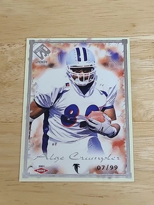 2001 Pacific Private Stock Silver Framed /99 Alge Crumpler #103 Rookie RC $$$ - Image 1 of 2