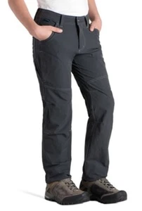 Kuhl Renegade Pants Boy's Small 7-8 Gray Climbing Hiking Adjustable Waist - Picture 1 of 4