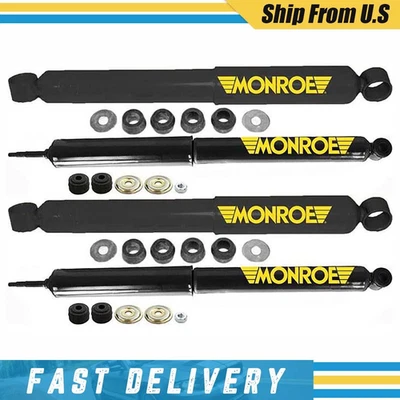 Para 1988 GMC W5500 Forward Monroe conjunto de 4 amortecedores dianteiros traseiros - Imagem 1 de 3