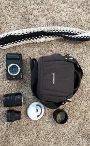 Panasonic Lumix Digital Camera Kit with Case and Lenses - Picture 1 of 12