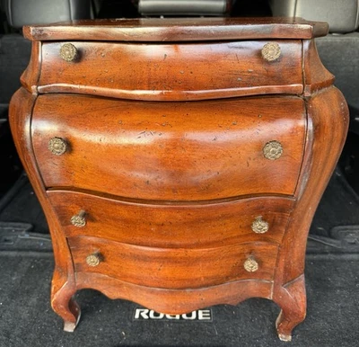 Vintage Small Italian-made Louis XIV Bombe Chest - Image 1 of 4