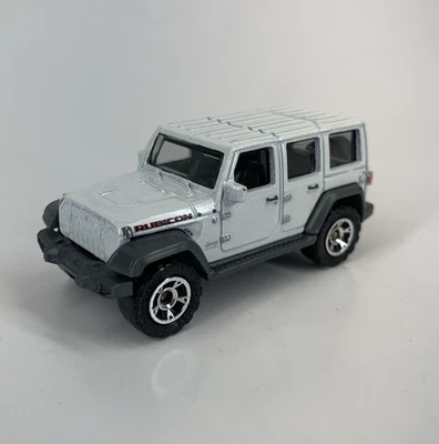 Matchbox '18 Jeep Wrangler Rubicon JL 4dr Diecast Model White 2018 Loose - Image 1 of 4