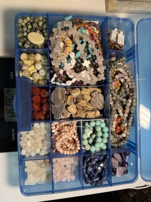 Over 3 Pounds of Precious Gem Stones. All Natural Stones for Jewelry Making - Image 1 of 4