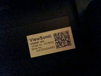 24-inch Full HD LED monitor, model VA2447-MH (Model No.: VS18522) - Image 1 of 2